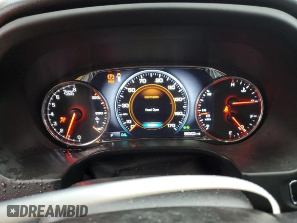 2019 GMC Acadia Denali with VIN 1GKKNXLS8KZ153552, listed as a Copart auction lot 44773145 with 88,505 mi miles and Salvage Title. Bid and sale history available at carsss.com. Image 9.