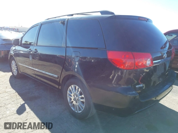 2009 Toyota Sienna XLE with VIN 5TDZK22C69S273555, listed as a IAAI auction lot 41276221 with 129,160 mi miles and . Bid and sale history available at DreamBid. Image 3.
