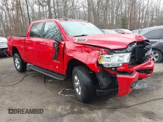 2022 Ram 2500 Big Horn with VIN 3C6UR5DLXNG149728, listed as a IAAI auction lot 41652824 with 45,415 mi miles and . Bid and sale history available at DreamBid. Image 1.