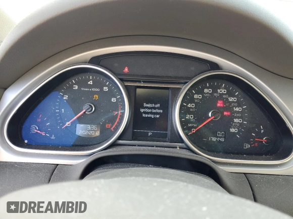 2013 Audi Q7 3.0T S line Prestige with VIN WA1DGAFEXDD000599, listed as a Copart auction lot 50813085 with 178,448 mi miles and Clean Title. Bid and sale history available at carsss.com. Image 9.