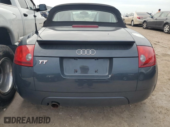 2006 Audi TT with VIN TRUTC28N361000275, listed as a Copart auction lot 75401594 with 77,570 mi miles and Non Repairable. Bid and sale history available at carsss.com. Image 6.