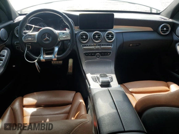 2019 Mercedes-Benz C 43 AMG with VIN 55SWF6EB5KU304210, listed as a Copart auction lot 57812795 with 48,925 mi miles and Clean title. Bid and sale history available at DreamBid. Image 8.