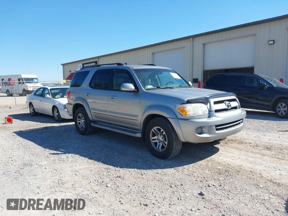 2007 Toyota Sequoia SR5 with VIN 5TDZT34A17S294129, listed as a IAAI auction lot 41880711 with 289,333 mi miles. Bid and sale history available at carsss.com. Image 1.