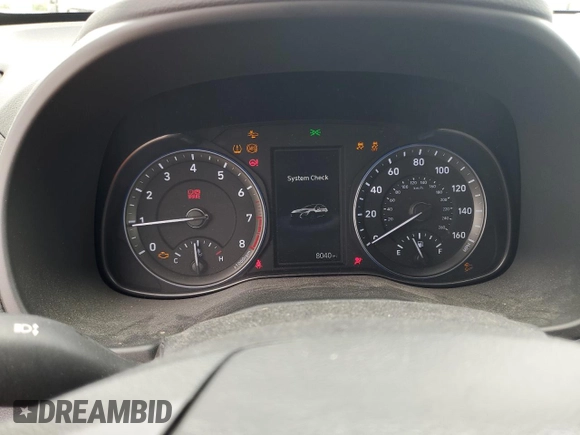 2023 Hyundai Kona SEL with VIN KM8K62AB0PU979875, listed as a Copart auction lot 54411375 with 8,040 mi miles and Salvage Title. Bid and sale history available at DreamBid. Image 9.
