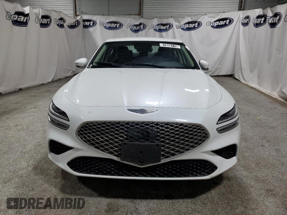 2025 Genesis G70 2.5T with VIN KMTG34SC8SU151203, listed as a Copart auction lot 87928775 with 4,203 mi miles and Clean Title. Bid and sale history available at DreamBid. Image 5.