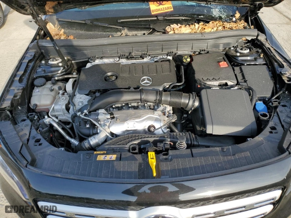 2023 Mercedes-Benz GLB with VIN W1N4M4HB9PW267866, listed as a Copart auction lot 48229185 with 14,607 mi miles and Salvage Title. Bid and sale history available at carsss.com. Image 12.