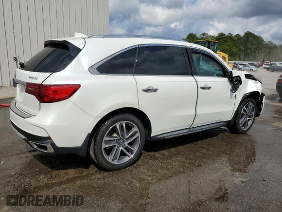 2018 Acura MDX Advance with VIN 5J8YD3H93JL000409, listed as a Copart auction lot 51429575 with 41,359 mi miles and Non Repairable. Bid and sale history available at carsss.com. Image 3.