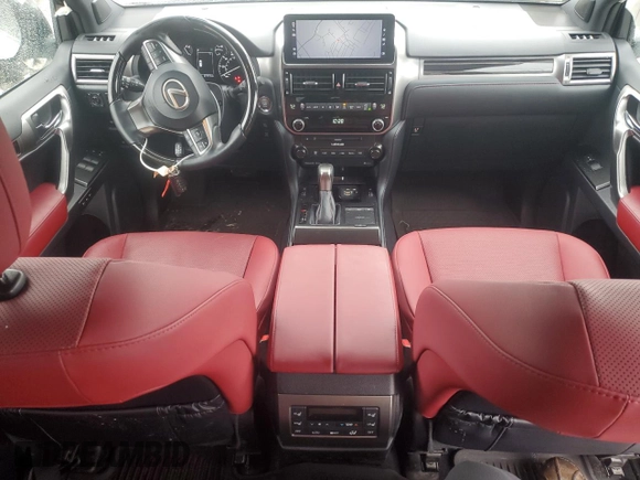 2023 Lexus GX with VIN JTJAM7BX1P5341932, listed as a Copart auction lot 46938075 with 27,315 mi miles and Salvage Title. Bid and sale history available at carsss.com. Image 8.