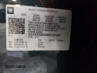 2021 Cadillac XT6 Sport z VIN 1GYKPGRS2MZ129192, wystawiony jako Copart lot #67452624 z przebiegiem 41 059 mil mil oraz Szkoda całkowita • Salvage title. Historia ofert i sprzedaży dostępna na DreamBid. Obrazek 13.