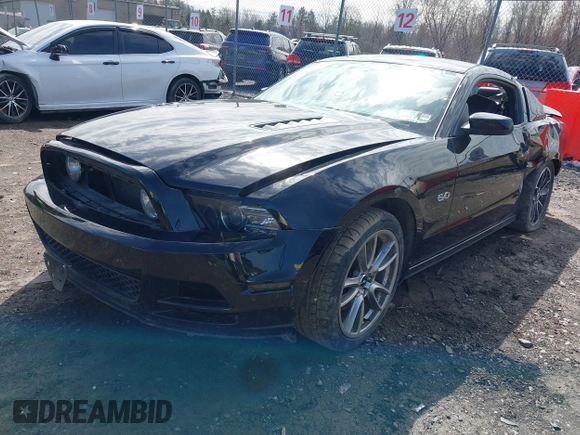 2014 Ford Mustang GT with VIN 1ZVBP8CF3E5201000, listed as a IAAI auction lot 41957394 with 73,473 mi miles and . Bid and sale history available at DreamBid. Image 18.