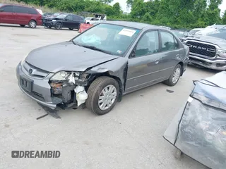 2005 Honda Civic LX z VIN 2HGES16555H633462, wystawiony jako IAAI lot #42352824 z przebiegiem 200 091 mil mil oraz . Historia ofert i sprzedaży dostępna na DreamBid. Obrazek 2.