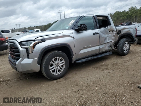 2022 Toyota Tundra 2WD SR5 with VIN 5TFLA5AB7NX005251, listed as a Copart auction lot 45131335 with 48,470 mi miles and Salvage Title. Bid and sale history available at carsss.com. Image 1.