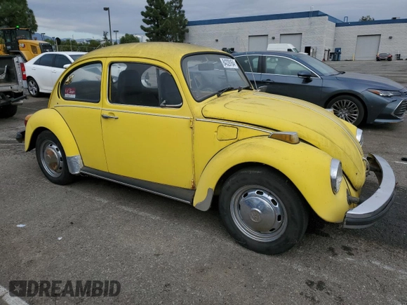 1974 Volkswagen Beetle with VIN 1142682367, listed as a Copart auction lot 84329164 with 52,888 mi miles and Clean Title. Bid and sale history available at DreamBid. Image 4.