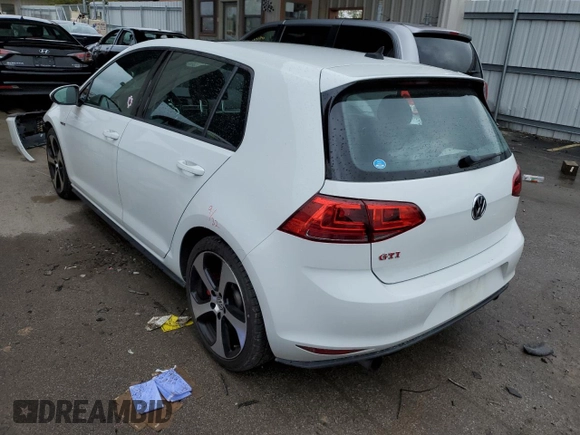 2017 Volkswagen Golf GTI S with VIN 3VW447AU7HM074456, listed as a Copart auction lot 50456693 with 48,273 mi miles. Bid and sale history available at carsss.com. Image 2.