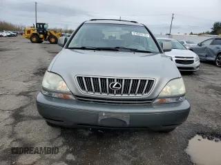 2001 Lexus RX 300 with VIN JTJHF10U810223492, listed as a Copart auction lot 51623115 with 124,459 mi miles and Salvage Title. Bid and sale history available at DreamBid. Image 5.