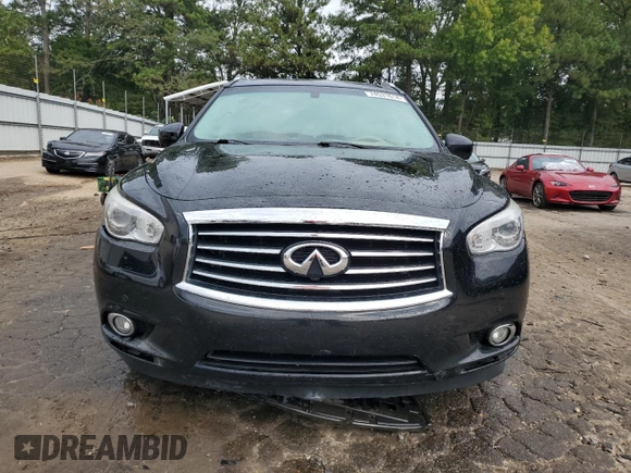 2013 Infiniti JX35 with VIN 5N1AL0MMXDC306745, listed as a Copart auction lot 74531614 with 132,460 mi miles and Salvage Title. Bid and sale history available at carsss.com. Image 5.