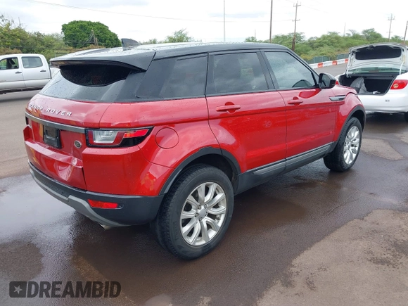 2017 Land Rover Range Rover Evoque SE with VIN SALVP2BG6HH228100, listed as a IAAI auction lot 40589551 with 87,959 mi miles. Bid and sale history available at carsss.com. Image 4.