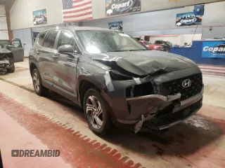 2021 Hyundai Santa Fe SE with VIN 5NMS1DAJ4MH360107, listed as a Copart auction lot 36486573 with 50,634 mi miles. Bid and sale history available at carsss.com. Image 4.