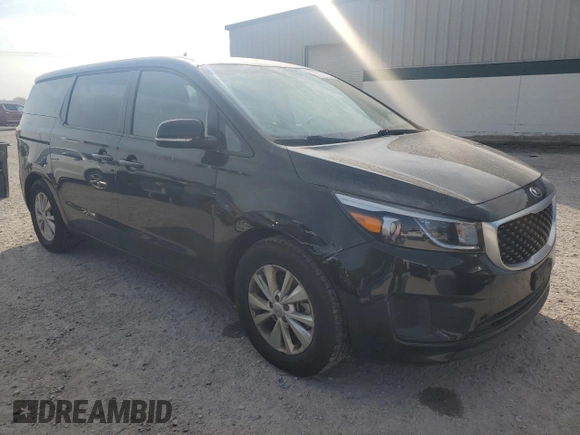 2017 Kia Sedona LX with VIN KNDMB5C16H6306898, listed as a Copart auction lot 71790784 with 51,508 mi miles and Salvage Title. Bid and sale history available at carsss.com. Image 4.