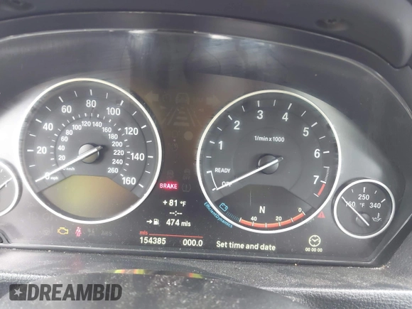 2012 BMW 3 Series 328i with VIN WBA3A5G51CNP17522, listed as a IAAI auction lot 42124868 with 154,385 mi miles and . Bid and sale history available at carsss.com. Image 7.