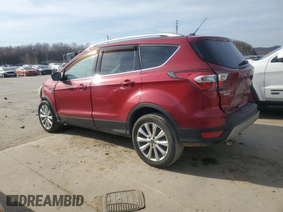 2017 Ford Escape Titanium with VIN 1FMCU0J99HUA37823, listed as a Copart auction lot 48224185 with 133,633 mi miles and Salvage Title. Bid and sale history available at DreamBid. Image 2.