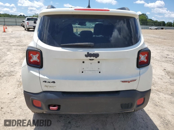2017 Jeep Renegade Trailhawk z VIN ZACCJBCB6HPE48977, wystawiony jako Copart lot #58949085 z przebiegiem 113 549 mil mil oraz Szkoda całkowita • Salvage title. Historia ofert i sprzedaży dostępna na DreamBid. Obrazek 6.