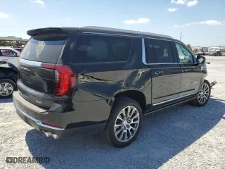 2025 GMC Yukon XL Denali with VIN 1GKS2JRL6SR170517, listed as a Copart auction lot 53795565 with 1,091 mi miles and Salvage Title. Bid and sale history available at carsss.com. Image 3.