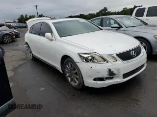2007 Lexus GS 350 with VIN JTHCE96S270011327, listed as a Copart auction lot 66776164 with 187,856 mi miles and Salvage Title. Bid and sale history available at carsss.com. Image 4.