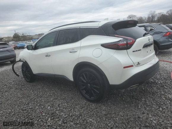2023 Nissan Murano SV with VIN 5N1AZ2BJ4PC117676, listed as a Copart auction lot 44599135 with 8,930 mi miles and Salvage Title. Bid and sale history available at carsss.com. Image 2.