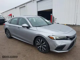 2022 Honda Civic Sedan EX with VIN 2HGFE1F7XNH312479, listed as a IAAI auction lot 41208913 with 21,589 mi miles. Bid and sale history available at carsss.com. Image 1.
