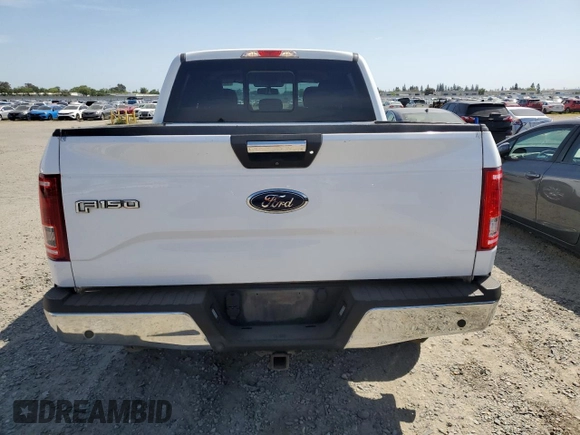 2017 Ford F-150 XL with VIN 1FTEW1EG1HKE21242, listed as a Copart auction lot 53322505 with 180,683 mi miles and Clean Title. Bid and sale history available at carsss.com. Image 6.