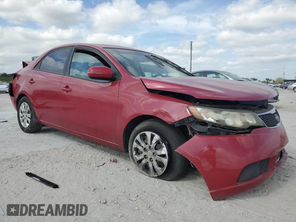 2013 Kia Forte EX with VIN KNAFU4A28D5736339, listed as a Copart auction lot 53665065 with 195,947 mi miles and Salvage Title. Bid and sale history available at carsss.com. Image 4.