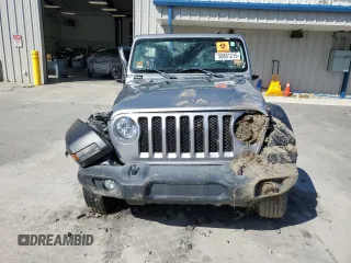 2020 Jeep Wrangler Unlimited Sport with VIN 1C4HJXDN9LW155470, listed as a Copart auction lot 50801215 with Not provided miles and Salvage title. Bid and sale history available at DreamBid. Image 5.