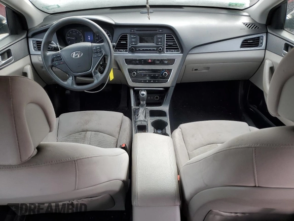 2017 Hyundai Sonata 2.4L with VIN 5NPE24AF8HH444297, listed as a Copart auction lot 46167795 with 183,880 mi miles and Salvage Title. Bid and sale history available at carsss.com. Image 8.