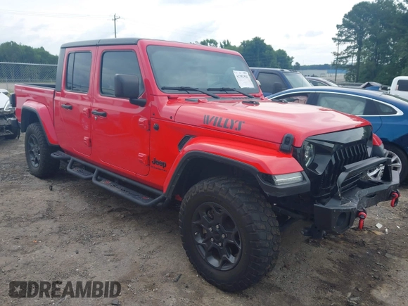 2023 Jeep Gladiator Sport S z VIN 1C6HJTAG4PL544871, wystawiony jako IAAI lot #42382428 z przebiegiem 33 453 mil mil oraz . Historia ofert i sprzedaży dostępna na DreamBid. Obrazek 1.