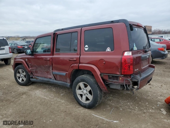 2007 Jeep Commander Sport with VIN 1J8HG48PX7C672897, listed as a Copart auction lot 43740985 with 185,674 mi miles and Salvage Title. Bid and sale history available at carsss.com. Image 2.