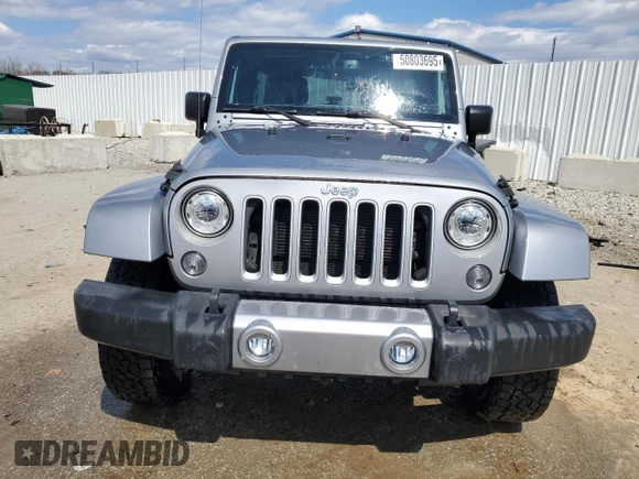 2018 Jeep Wrangler JK Unlimited Sahara with VIN 1C4HJWEG8JL921696, listed as a Copart auction lot 50803695 with 115,729 mi miles and Salvage Title. Bid and sale history available at carsss.com. Image 5.