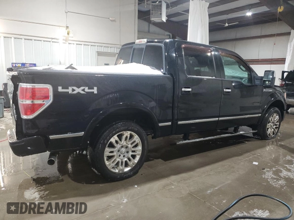 2009 Ford F-150 XL with VIN 1FTPW14V09FA36869, listed as a Copart auction lot 89056925 with 247,997 mi miles and Salvage Title. Bid and sale history available at carsss.com. Image 3.
