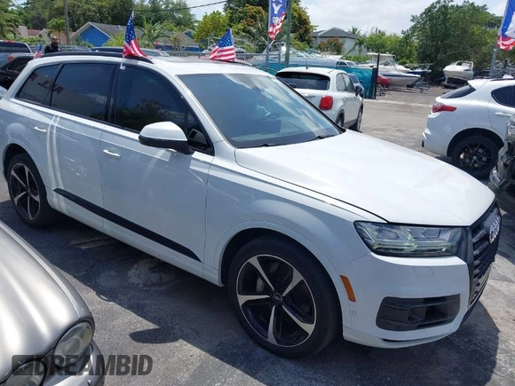 2019 Audi Q7 Prestige with VIN WA1VAAF76KD026816, listed as a IAAI auction lot 42092849 with 61,845 mi miles and . Bid and sale history available at DreamBid. Image 1.