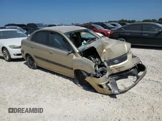 2008 Kia Rio LX with VIN KNADE123586383830, listed as a Copart auction lot 66807804 with 236,377 mi miles and Salvage Title. Bid and sale history available at DreamBid. Image 4.
