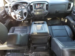 2017 Chevrolet Silverado 1500 LT with VIN 3GCUKREC3HG455371, listed as a Copart auction lot 52123755 with 123,770 mi miles and Salvage Title. Bid and sale history available at DreamBid. Image 8.