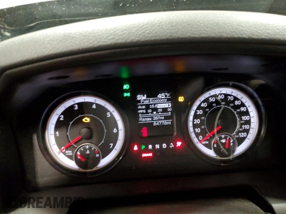 2018 Ram 2500 Lone Star with VIN 3C6UR5DJ7JG282102, listed as a Copart auction lot 85033384 with 84,778 mi miles and Salvage title. Bid and sale history available at DreamBid. Image 9.