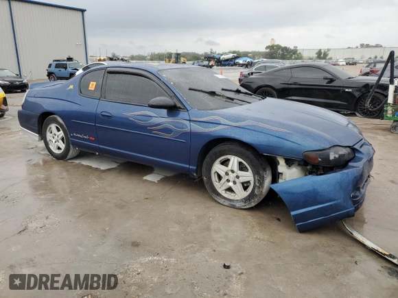 2003 Chevrolet Monte Carlo SS with VIN 2G1WX15K539338082, listed as a Copart auction lot 81470164 with 0 mi miles and Salvage Title. Bid and sale history available at carsss.com. Image 4.