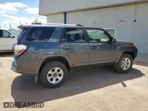 2022 Toyota 4Runner SR5 with VIN JTEMU5JR2N6008066, listed as a Copart auction lot 66622614 with 24,378 mi miles and Salvage title. Bid and sale history available at DreamBid. Image 3.