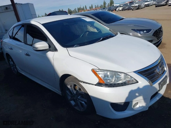 2015 Nissan Sentra S with VIN 3N1AB7APXFY226129, listed as a IAAI auction lot 41901347 with 109,175 mi miles. Bid and sale history available at carsss.com. Image 1.