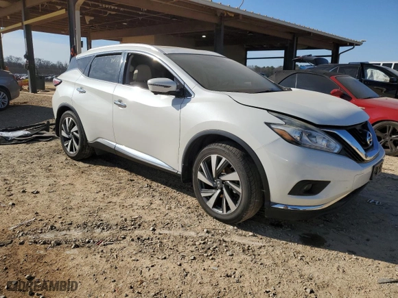 2017 Nissan Murano SL with VIN 5N1AZ2MG7HN106839, listed as a Copart auction lot 88459855 with 126,367 mi miles and Salvage Title. Bid and sale history available at carsss.com. Image 4.