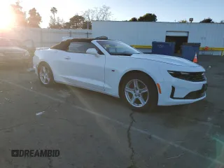 2019 Chevrolet Camaro 1LT with VIN 1G1FB3DSXK0141655, listed as a Copart auction lot 44549565 with 0 mi miles and Salvage Title. Bid and sale history available at carsss.com. Image 4.
