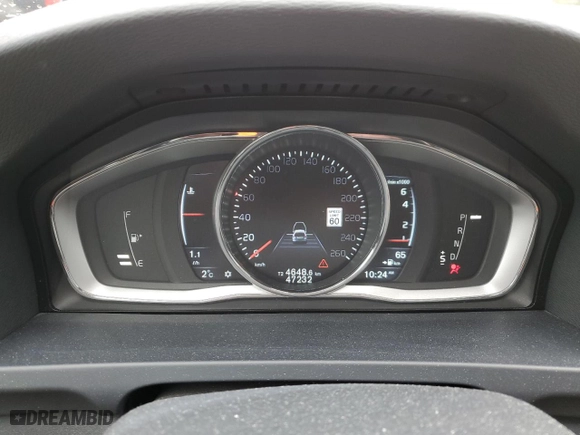 2016 Volvo V60 T5 Premier with VIN YV1612SK2G1311574, listed as a Copart auction lot 51989064 with 47,232 mi miles. Bid and sale history available at carsss.com. Image 9.