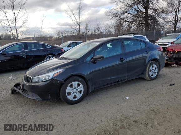 2017 Kia Forte S with VIN 3KPFL4A74HE055753, listed as a Copart auction lot 43635355 with 171,581 mi miles and Salvage Title. Bid and sale history available at DreamBid. Image 1.