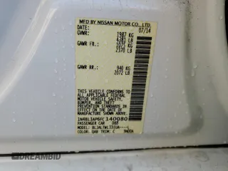 2015 Nissan Altima SL with VIN 1N4BL3AP6FC140080, listed as a Copart auction lot 50539875 with 72,675 mi miles and Salvage Title. Bid and sale history available at carsss.com. Image 12.